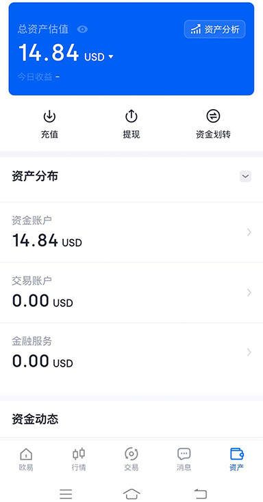 合约开仓界面